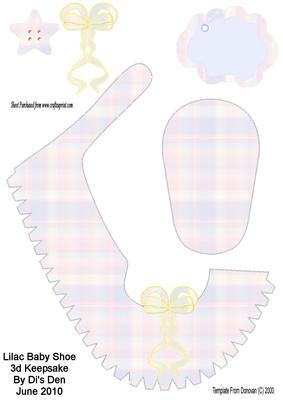 Lilac Baby Shoe