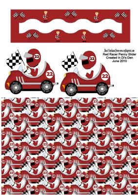 Red Racer Penny Slider