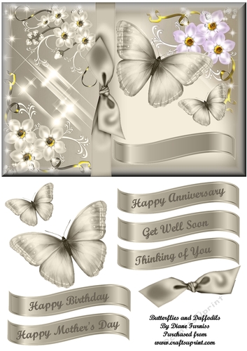 Butterflies and Daffodils