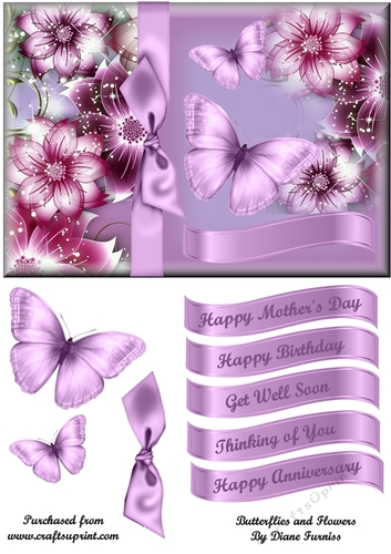 Butterflies and Flowers