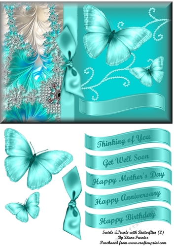 Swirls and Pearls with Butterflies (2)