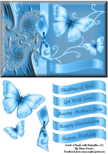 Swirls and Pearls with Butterflies (3)