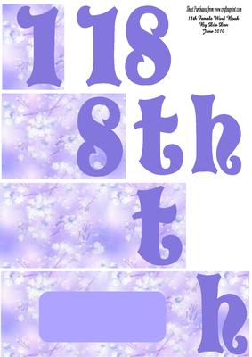 18th Female Word Book