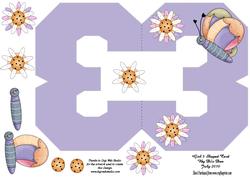 Girl 3 Shaped Card