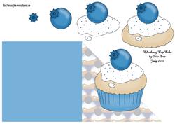 Blueberry Cup Cake