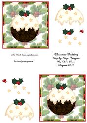 Christmas Pudding Step by Step Topper