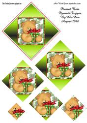 Present Bear Pyramid Topper