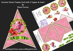 Summer Desert Teepee Card Kit