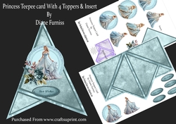 Princess Teepee Card