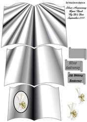 Silver Anniversary Open Book