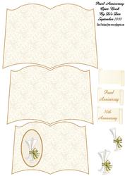 Pearl Anniversary Open Book