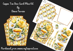 Cuppa Tea Deco Card