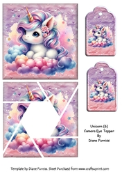 Unicorn (6) Camera Eye Topper