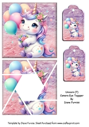 Unicorn (7) Camera Eye Topper