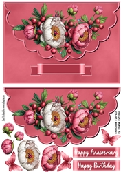 Florals Envelope Card Front