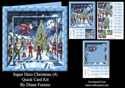 Super Hero Christmas (4) Mini Kit