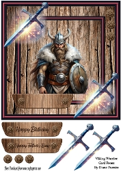 Viking Warrior Card Front