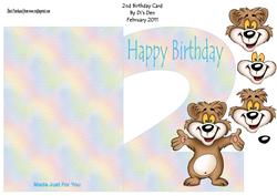 2nd Birthday Card