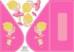 Ballerina 1 Teardrop Card
