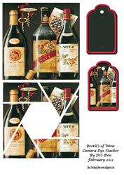 Bottle's of Wine Camera Eye Stacker