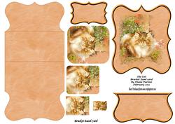 The Cat Bracket Easel Card