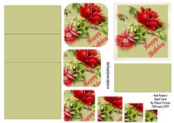 Red Rose's Easel Card