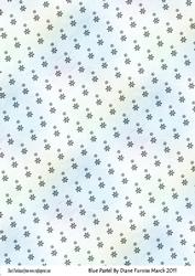 Blue Pastel Paper