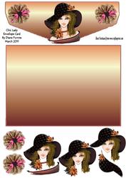 Chic Lady Envelope Card