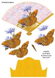 Butterfly Fan & Stand
