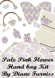 Pale Pink Flower Hand Bag Kit