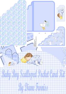 Baby Boy Card Kit