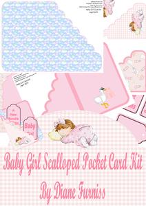 Baby Girl Card Kit