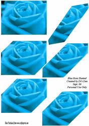 Blue Rose Slanted