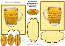 Drinks on Me Drop Flap Card