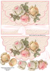 Vintage Roses Envelope Card