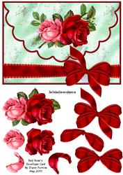 Red Rose's Envelope Card