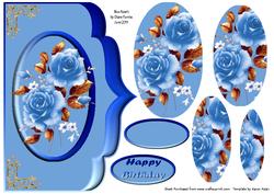 Blue Rose's Card Front