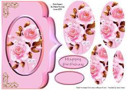 Pink Rose's Card Front