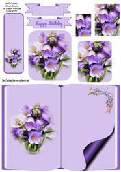 Bell Flower Open Book