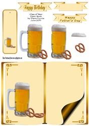 Glass of Beer Open Book