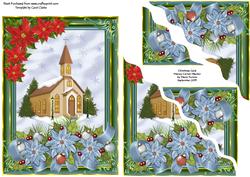 Christmas Card Wavy Corner Stacker