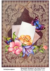 Beautiful Bouquet A4 Card Front