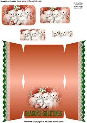 Christmas Kitty's Cracker Card