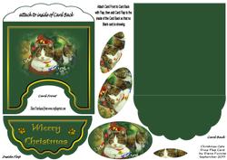 Christmas Cats Drop Flap Card