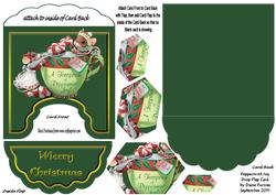 Peppermint Joy Drop Flap Card