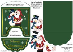 Santa & Snowman Drop Flap Card