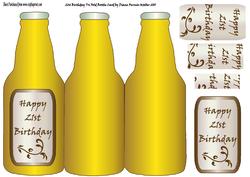 21st Bithday Bottle