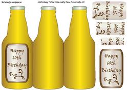 60th Birthday Bottle