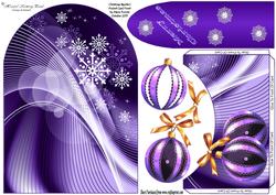 Christmas Bauble's Pocket Card