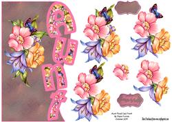 Aunt Floral Card Front